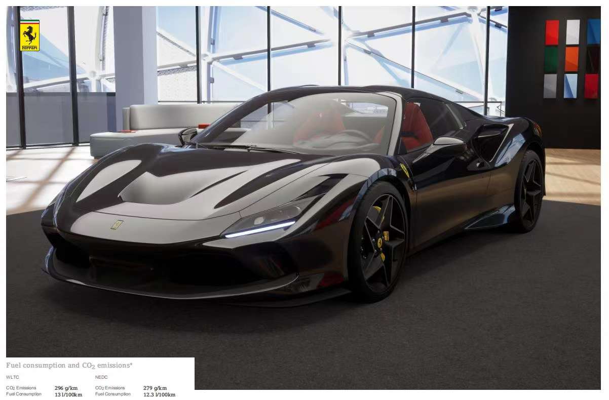 法拉利 F8 Spider 黑-紅 葉隆展廳現車